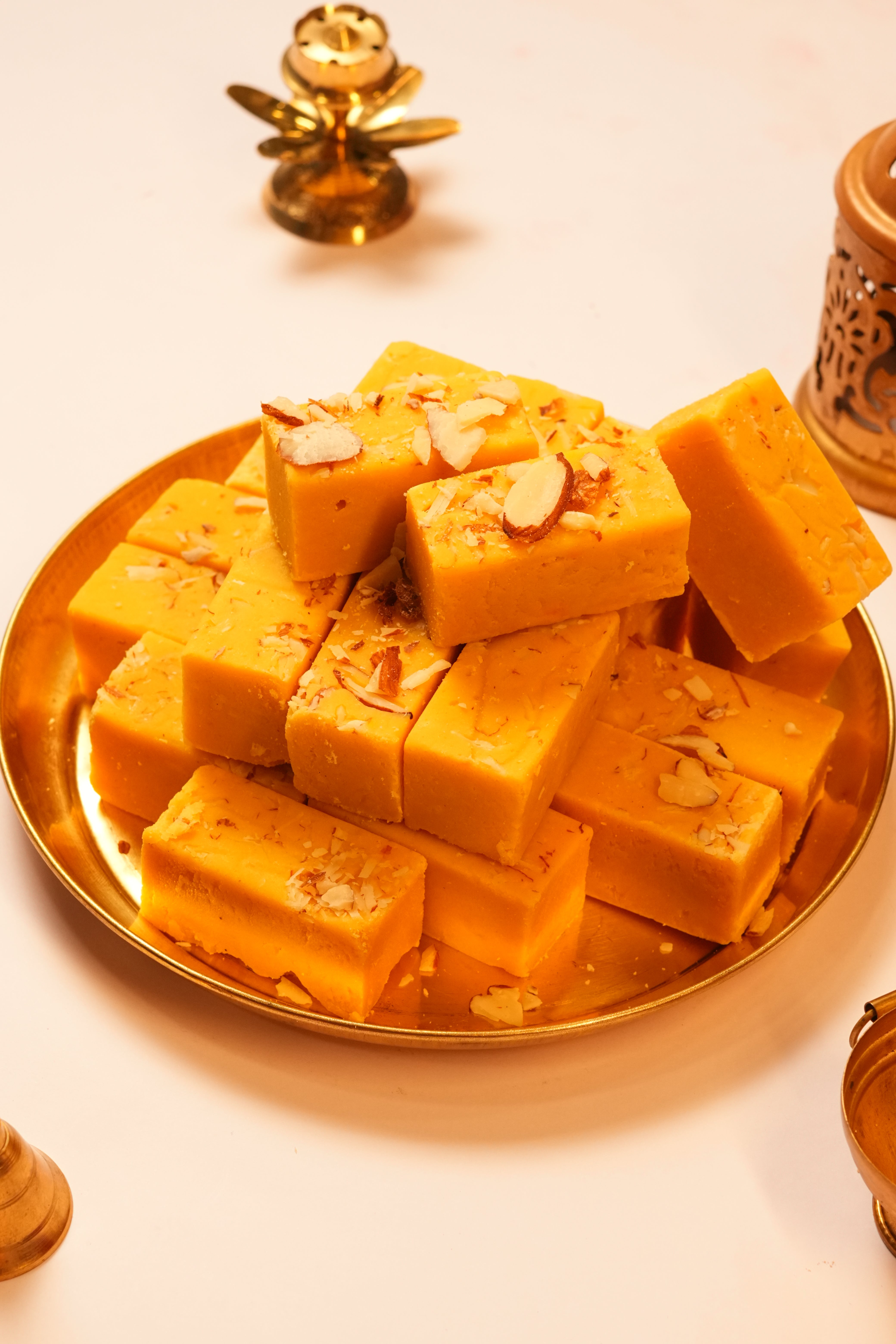 Badam Ice Cream Burfi
