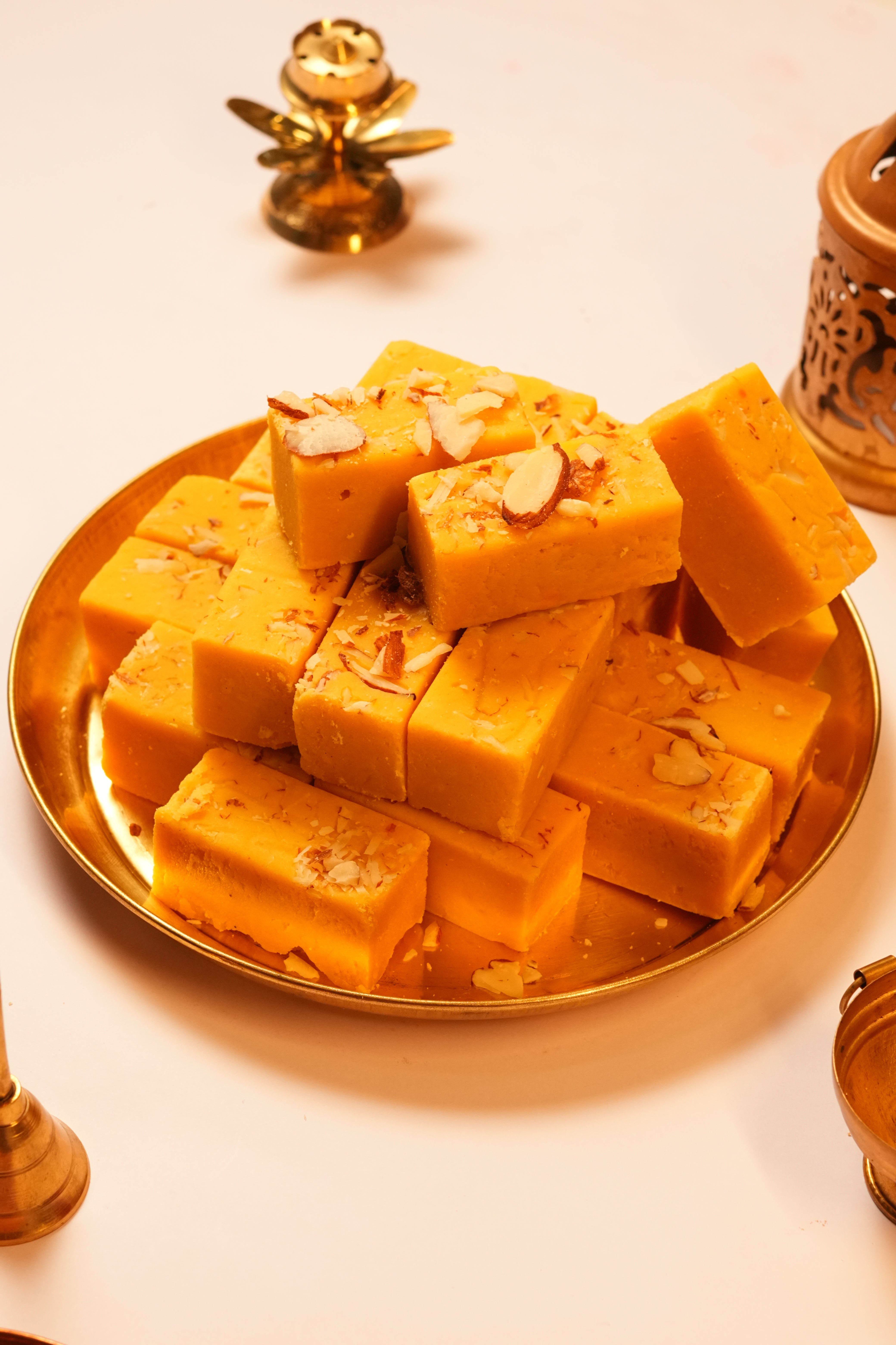 Badam Ice Cream Burfi