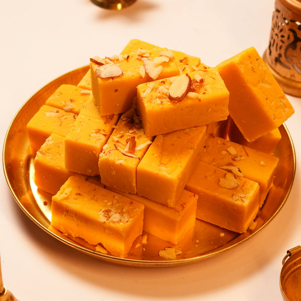 Badam Ice Cream Burfi