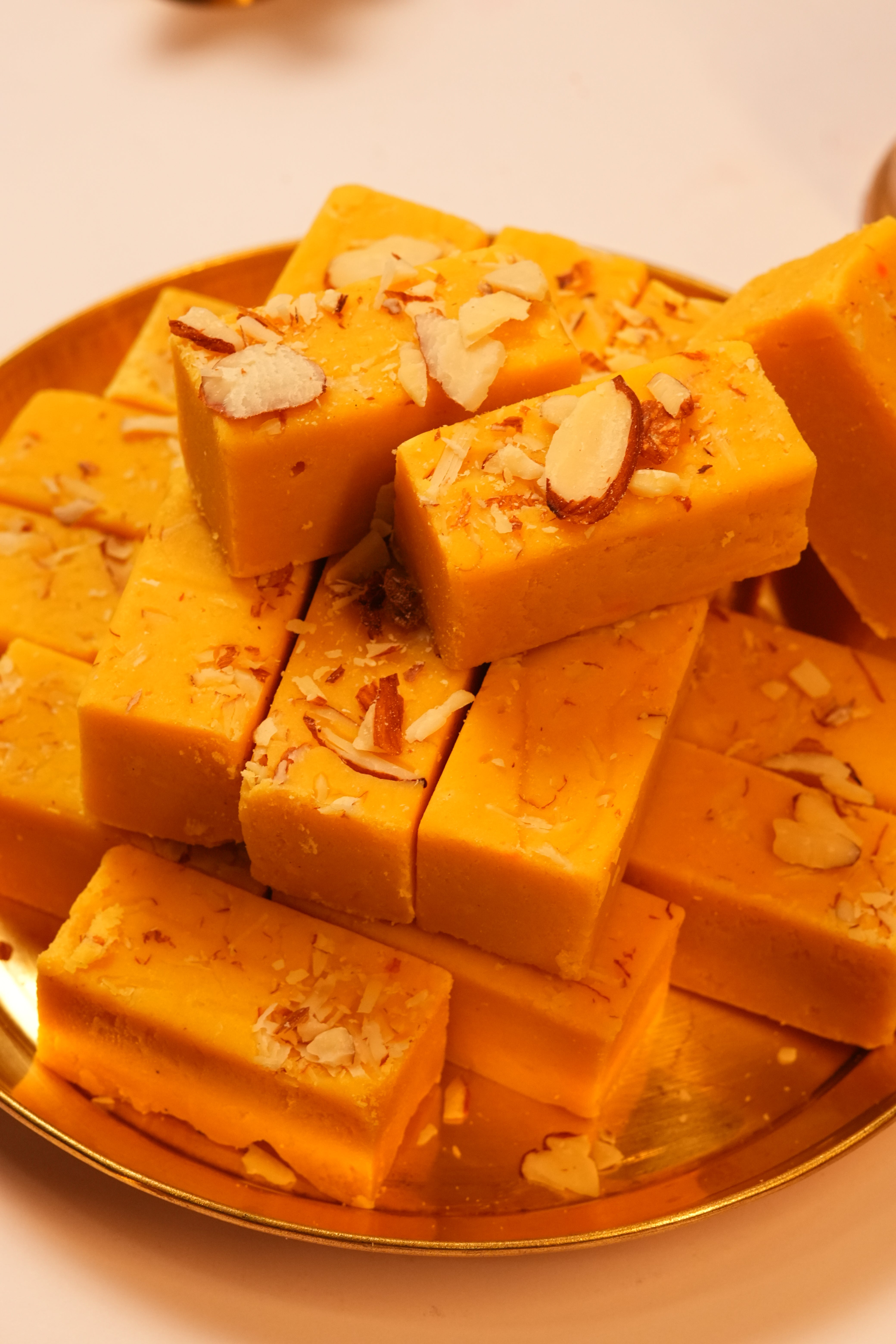 Badam Ice Cream Burfi