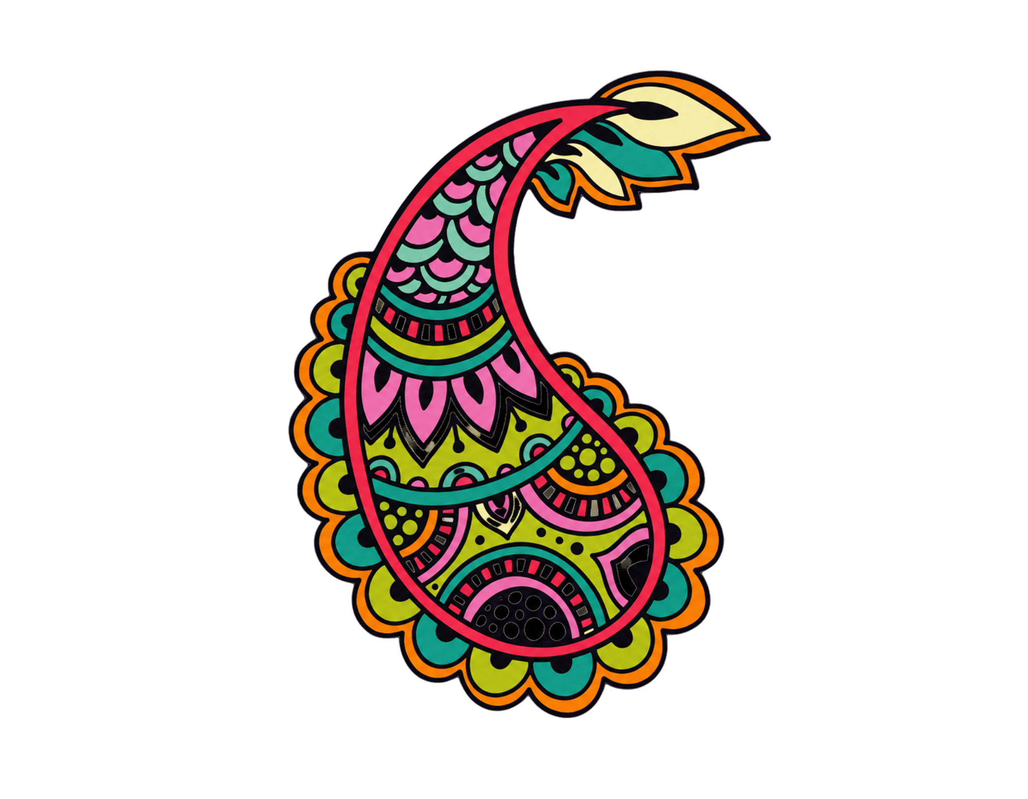 Decorative floral left